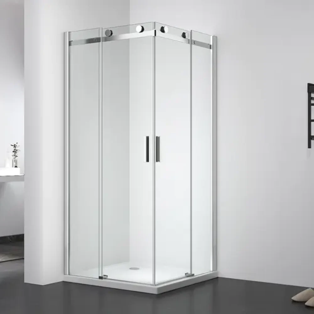 Accent 8mm Corner Entry Shower Enclosure - Chrome