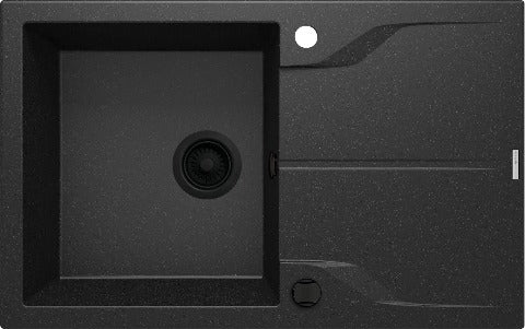Andante Flush Granite sink 1-bowl with drainer - flush-mounted - Image 3
