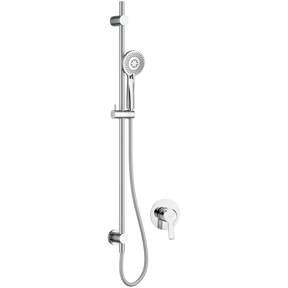 Arnika Concealed shower set, with sliding bar