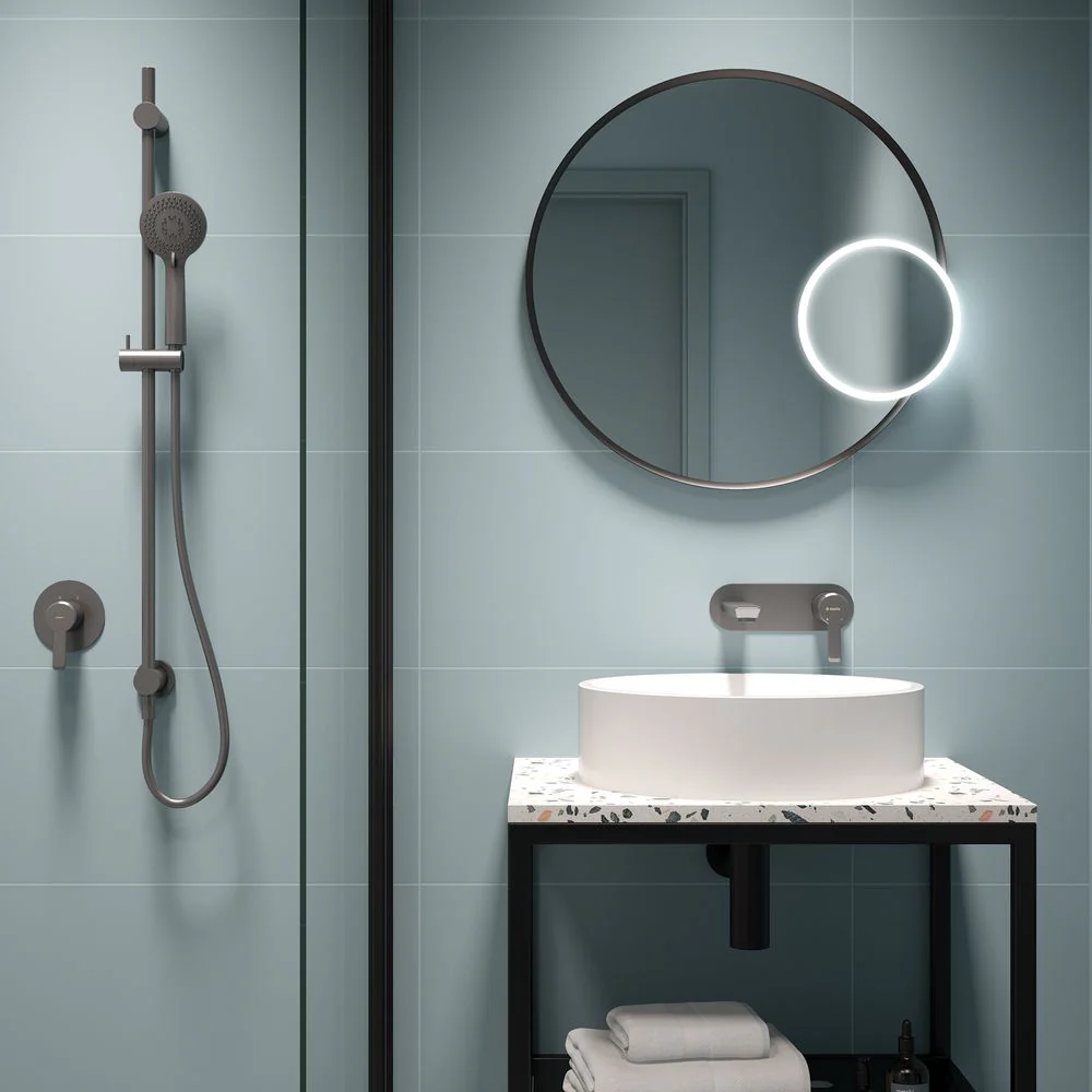 Arnika Shower set, 3-function, with sliding bar - concealed connector - Image 5