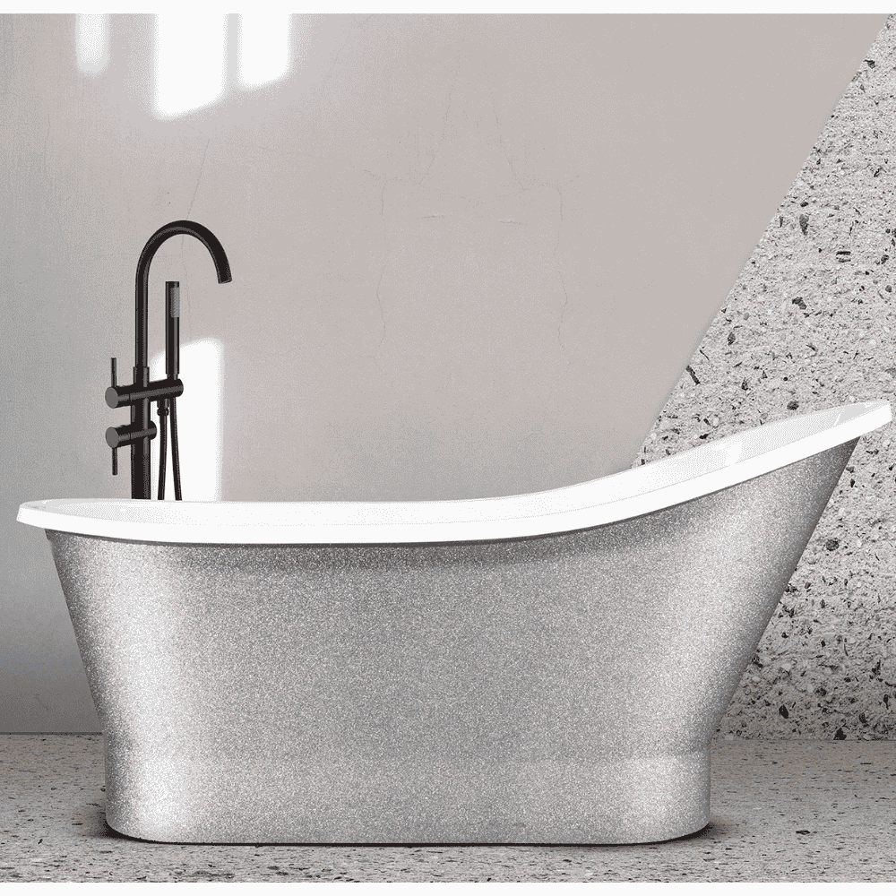 Besco Gloria Glam Freestanding Mineral-Cast Bathtub