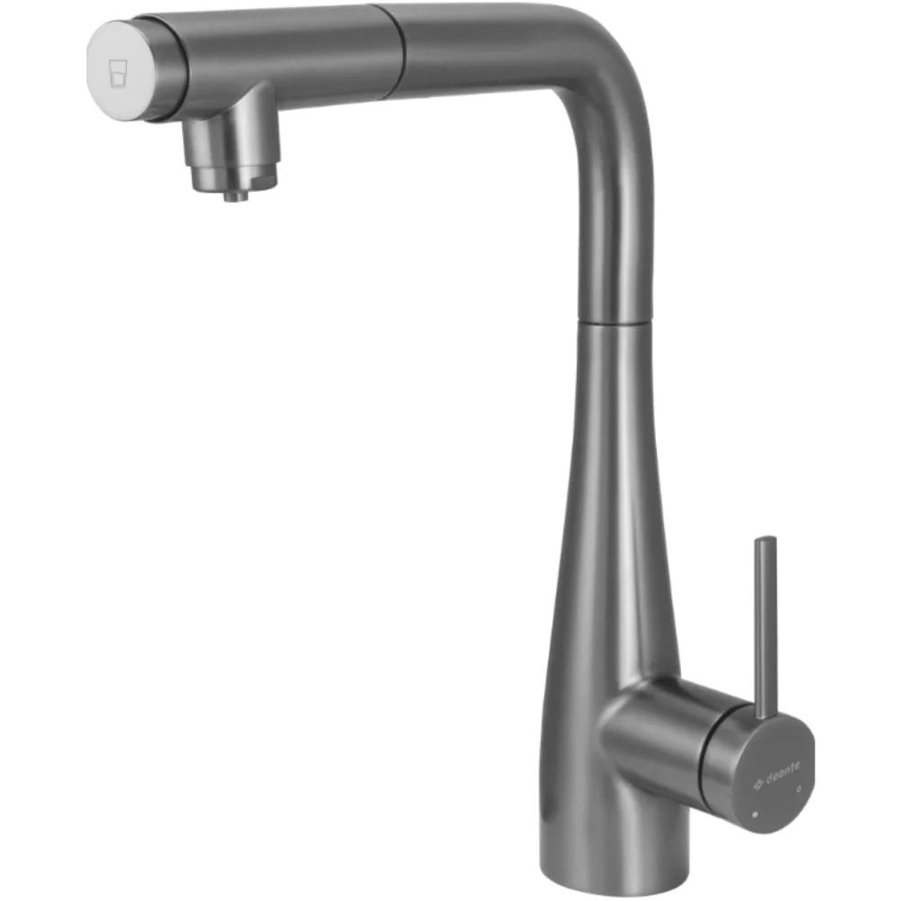 Deante Eridan Kitchen Tap with Water Filter & Pull-Out Spout - Image 7