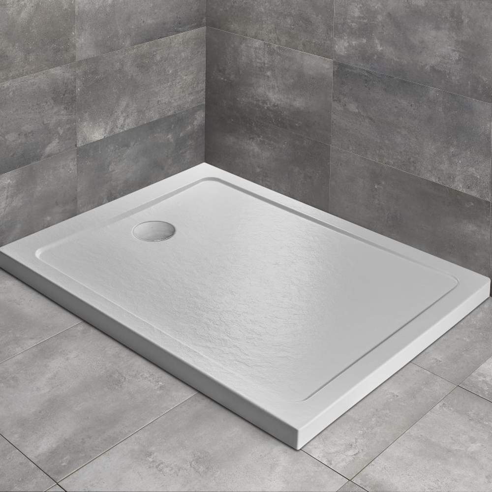 Doros F White Stone Shower Tray