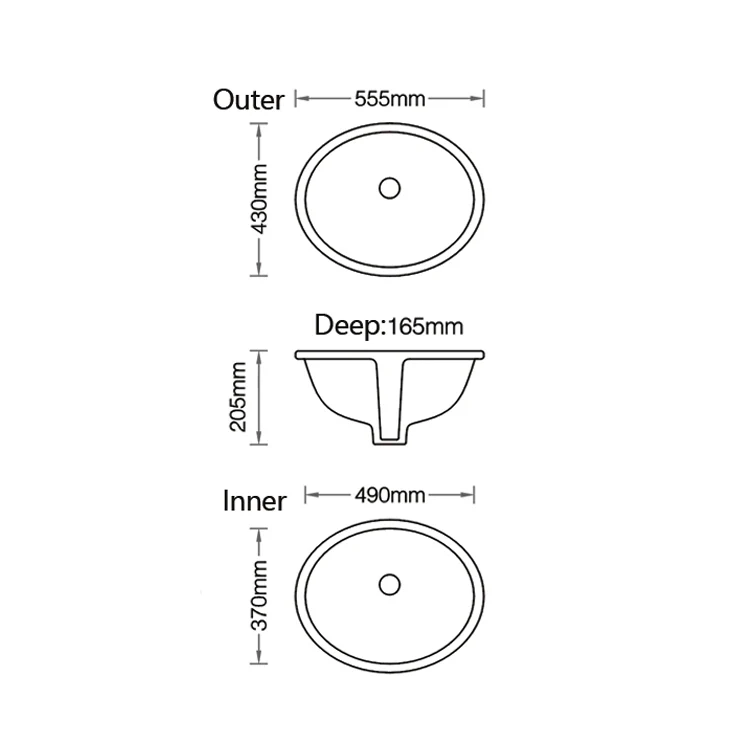 Ellen Undermount Basin Sink - Image 2
