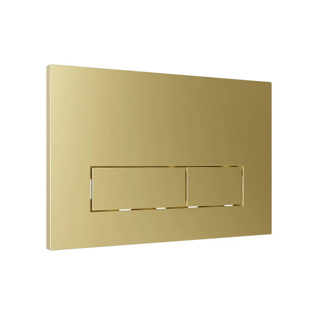 Flush Button Rectangle 200.3.5 Gold