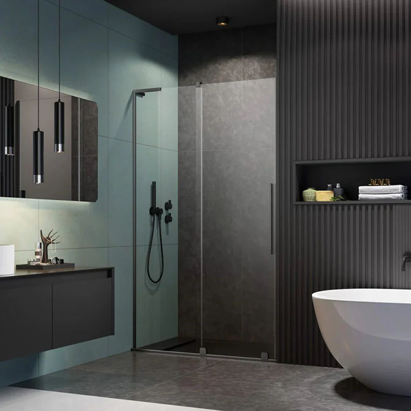 Gunmetal Furo Brushed DWJ Premium Sliding Door - Image 2