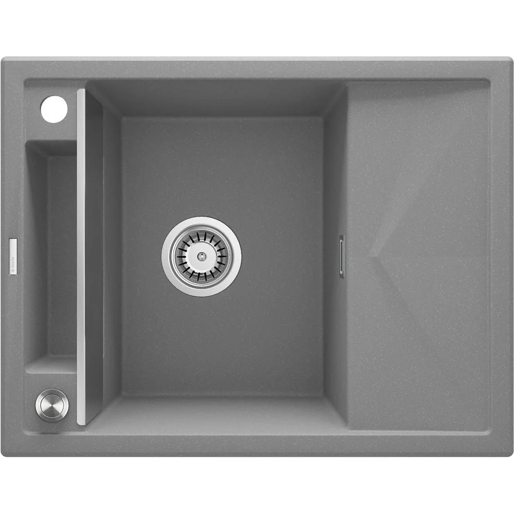 Magnetic granite sink, 1-bowl with drainer - 800x600mm - Image 10