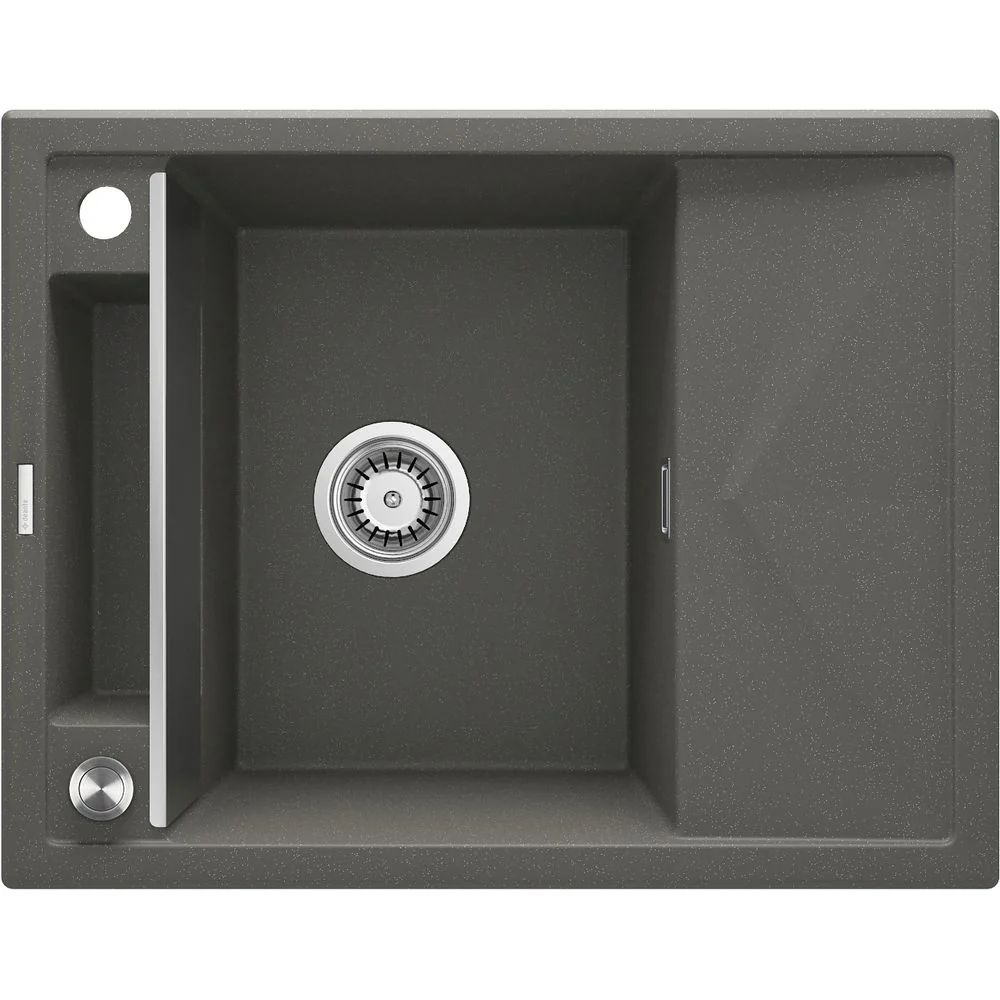 Magnetic granite sink, 1-bowl with drainer - 800x600mm - Image 12