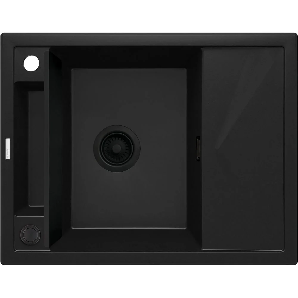 Magnetic granite sink, 1-bowl with drainer - 800x600mm - Image 7