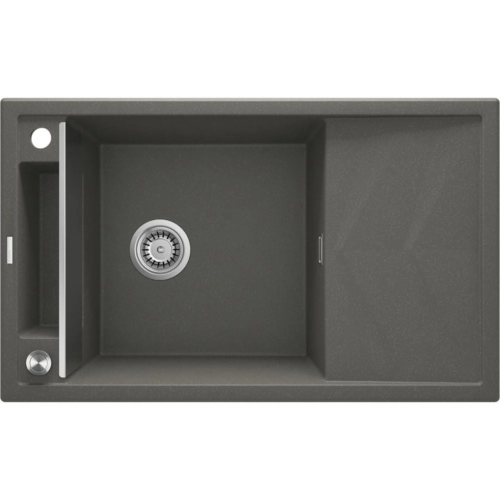 Magnetic granite sink, 1-bowl with drainer - 800x600mm - Image 7