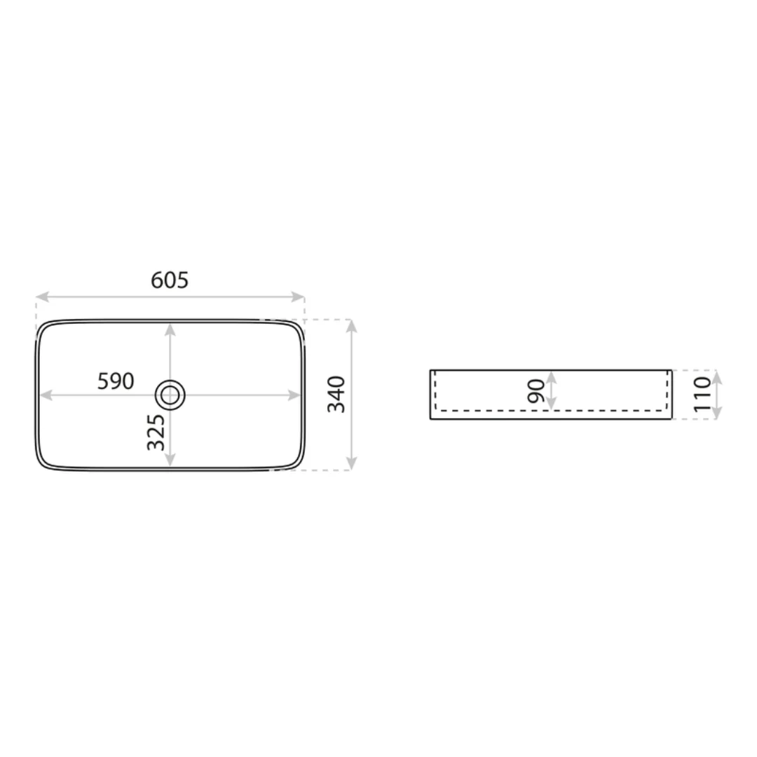 Pasana Countertop Washbasin - Green - Image 3