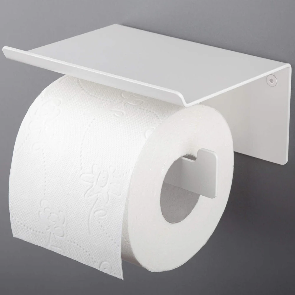 Mokko Toilet paper holder wall-mounted - with shelf - Image 4