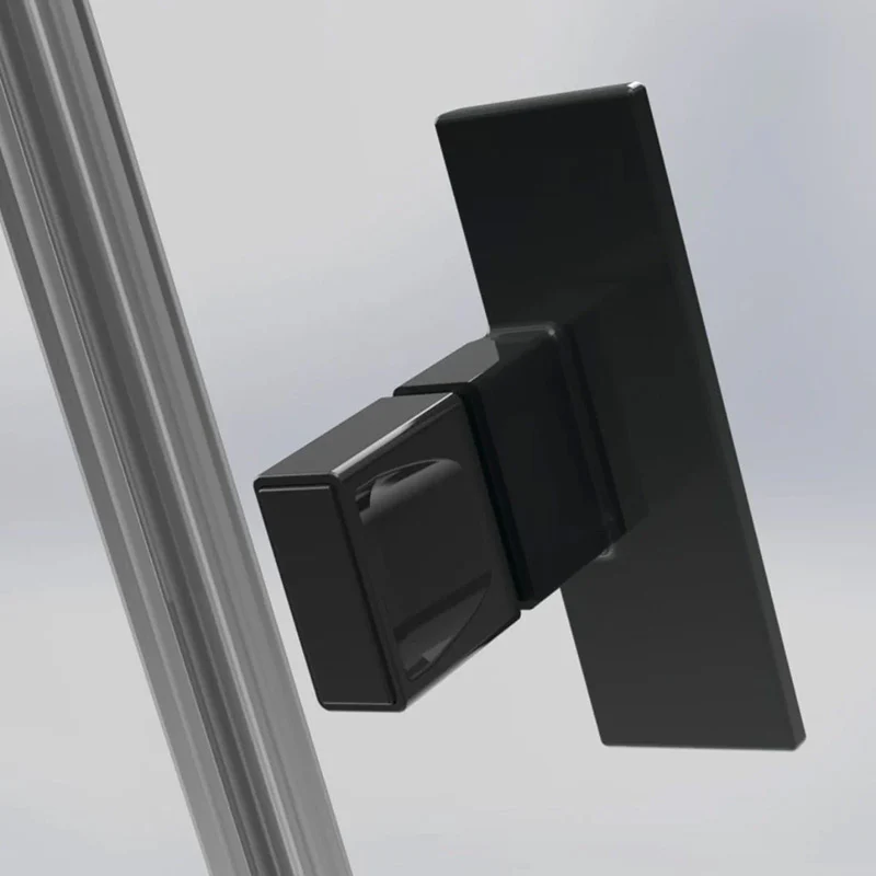 NES Black PTD Pentagon Shower Enclosure - Image 2