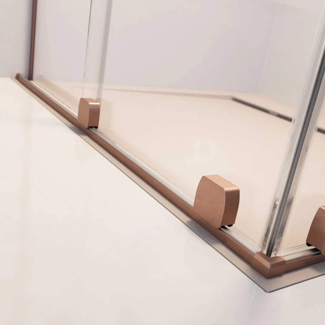 Radaway 8mm Furo PND II Bath Screen - Brushed Copper - Image 4