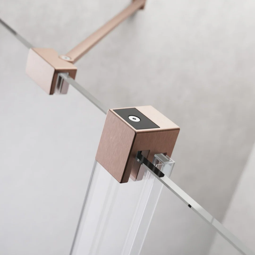 Radaway 8mm Furo PND II Bath Screen - Brushed Copper - Image 5