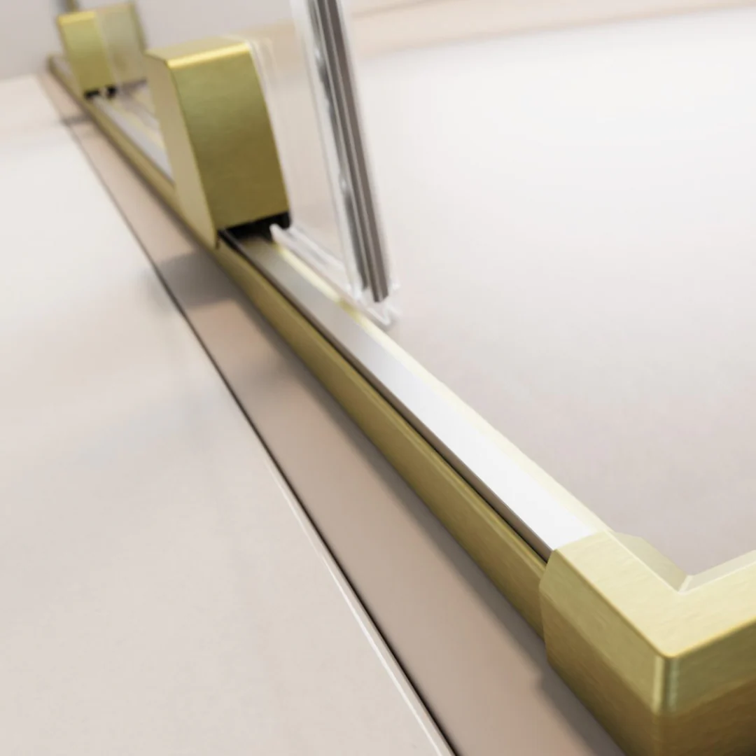 Radaway 8mm Furo PND II Bath Screen - Brushed Gold - Image 7