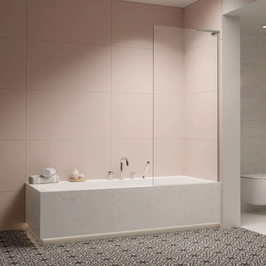 Radaway 8mm Modo PNJ II Bath Screen - Chrome - Image 2