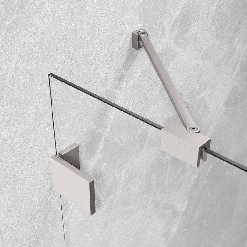 Radaway Essenza Pro KDJ Shower Enclosure - Brushed Nickel - Image 5