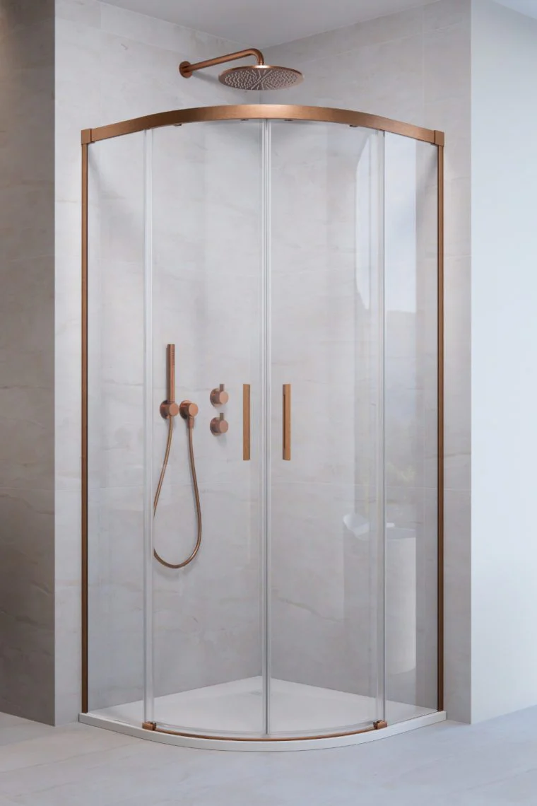 Radaway Idea 6 PDD Quadrant Shower Enclosure (Brushed) - Image 5