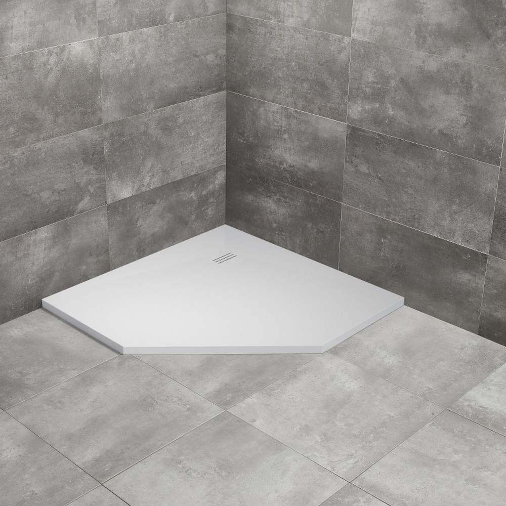 Kyntos PT Pentagon Textured Slate Shower Tray - Image 4