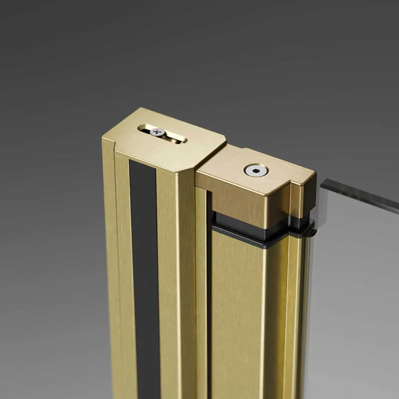 Radaway NES KDS I Premium Shower Enclosure 6mm -  Brushed Gold - Image 6
