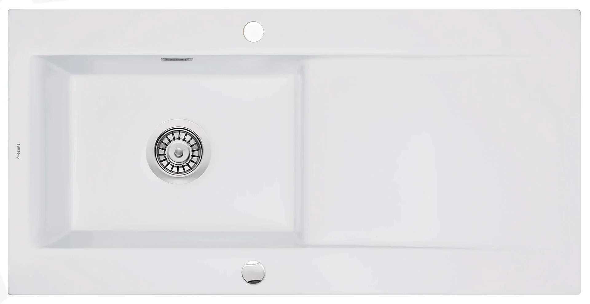 Sabor Ceramic sink 1-bowl with drainer - Image 5