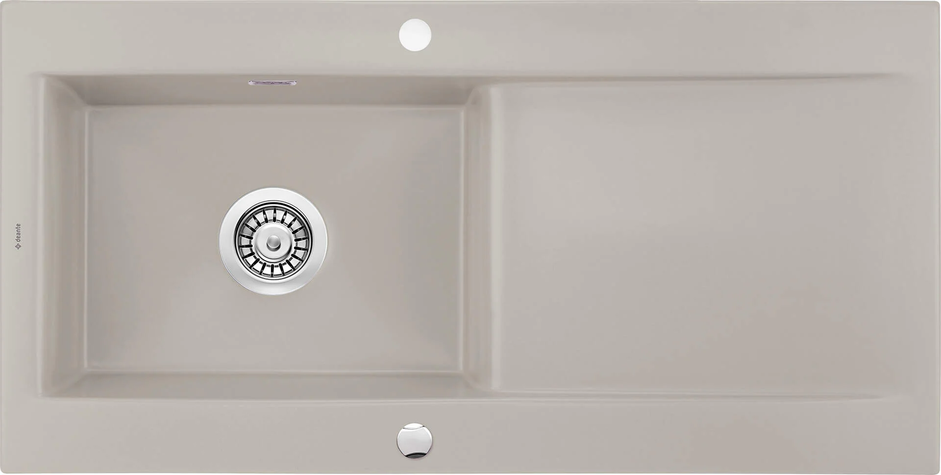 Sabor Ceramic sink 1-bowl with drainer - Image 7