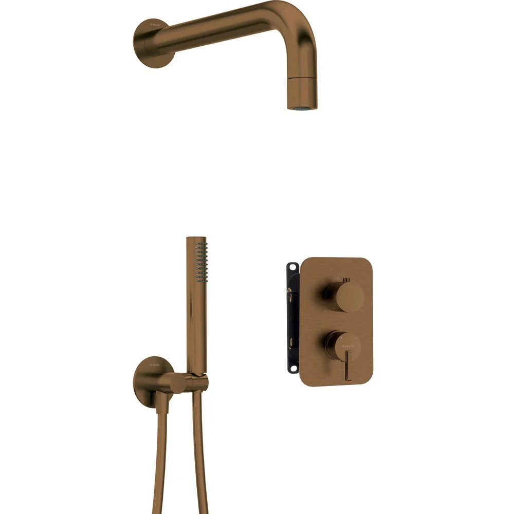 Silia Concealed shower set, with mixer BOX - with a small shower head - Image 3