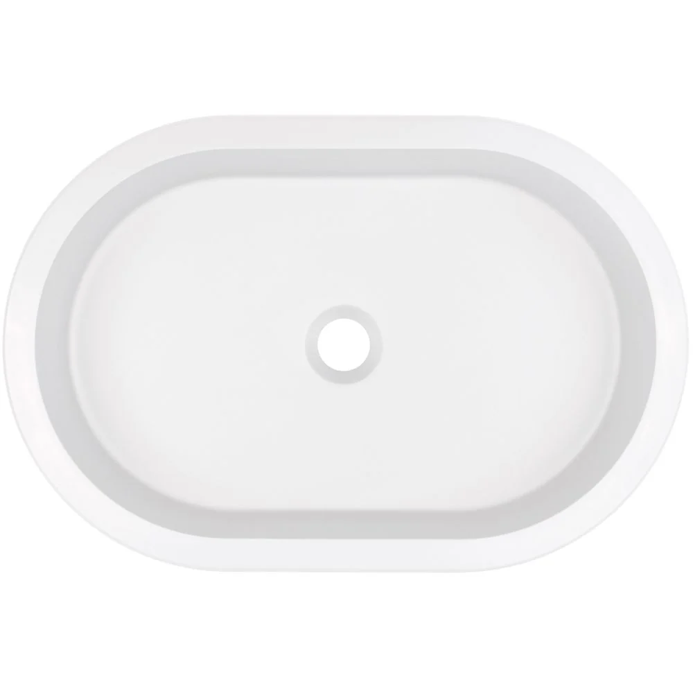 Silia Granite washbasin, undermount/inset - 588x390mm - Image 2