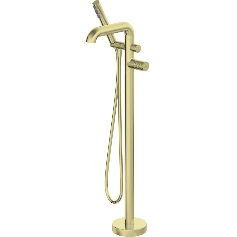 Silia Hexa Bath mixer, freestanding, with shower set - Image 5