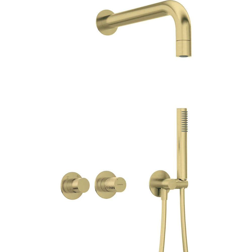 Silia Hexa Concealed shower set, with a fixed shower head - with horizontal mixer - Image 2