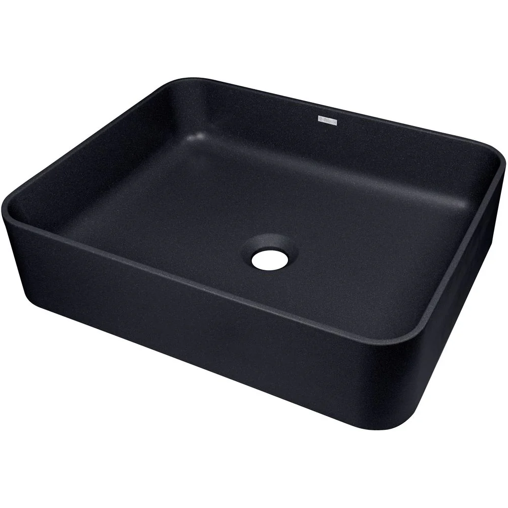 Temisto Granite washbasin, countertop - 500x400mm - Image 2